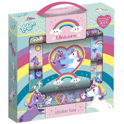 Набір для творчості Totum Єдиноріг. Скринька 2000 стикерів (71391) Вінниця - фото 1