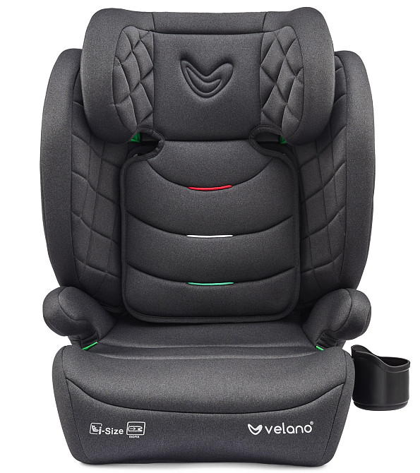 Автокресло Velano Forza 2 в 1 i-Size (рост 100–150 см) ISOFIX (Серый) Киев - изображение 2