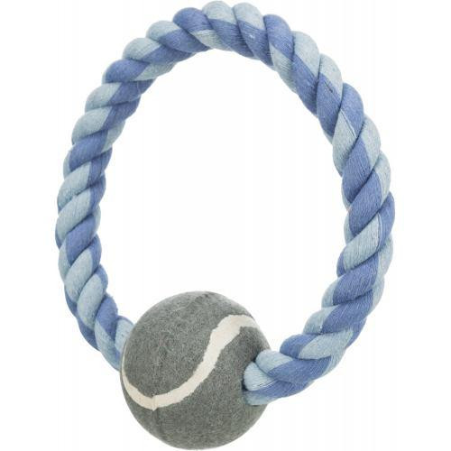 Игрушка Trixie Игровой канат с теннисным мячом для собак, 18 см Винница - изображение 4