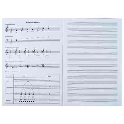 Зошит Kite для нот Vinyl А4, 20 аркушів (K24-404) Вінниця