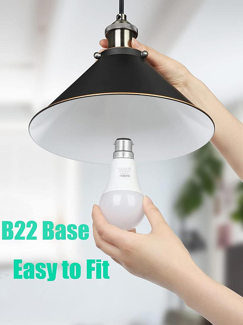 Светодиодные лампы EDISHINE B22 A60 10 Вт, 800 лм, 2700K, диммируемые 10–100%, аналог 60 Вт, 6 шт Киев - изображение 17