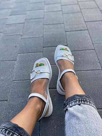 Lonza Босоніжки жіночі LONZA 550 білі (літо, шкіра натуральна) (5145) Коломыя