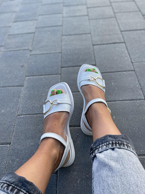 Lonza Босоніжки жіночі LONZA 550 білі (літо, шкіра натуральна) (5145) Коломыя - изображение 5
