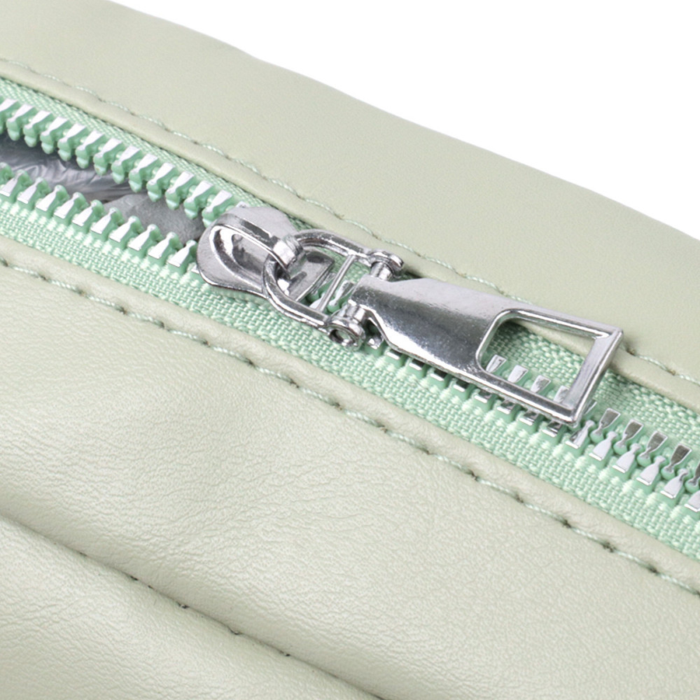 Стильная женская сумка кросс-боди с монетницей из экокожи Vintage 22797 Фисташковый Киев - изображение 7