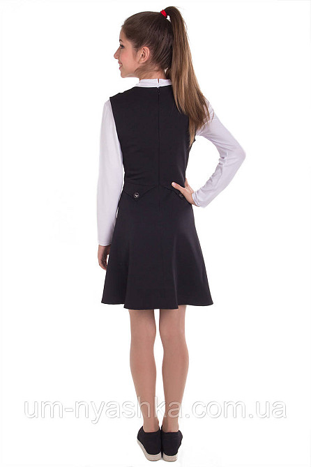 Шкільний сарафан чорний Аріна 122-146 Кривой Рог - изображение 2