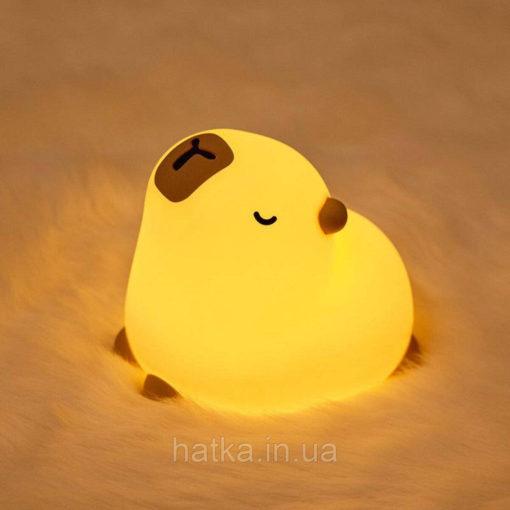 Силиконовый беспроводной ночник «Капибара» Киев - изображение 4
