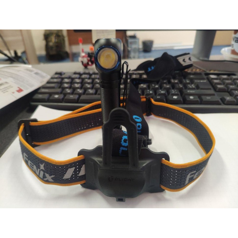 Стрічка для налобних ліхтарів Fenix, одинарна, AFH-03, чорно-помаранчева Київ - фото 10