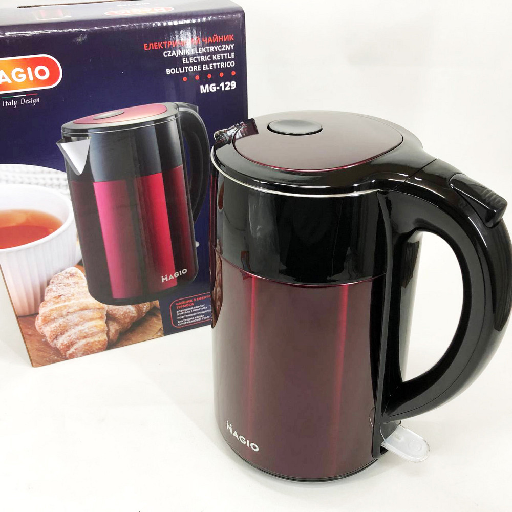 Мощный электрический чайник для дома MAGIO, Электрический чайник с автоотключением VW-99 Львов - изображение 5