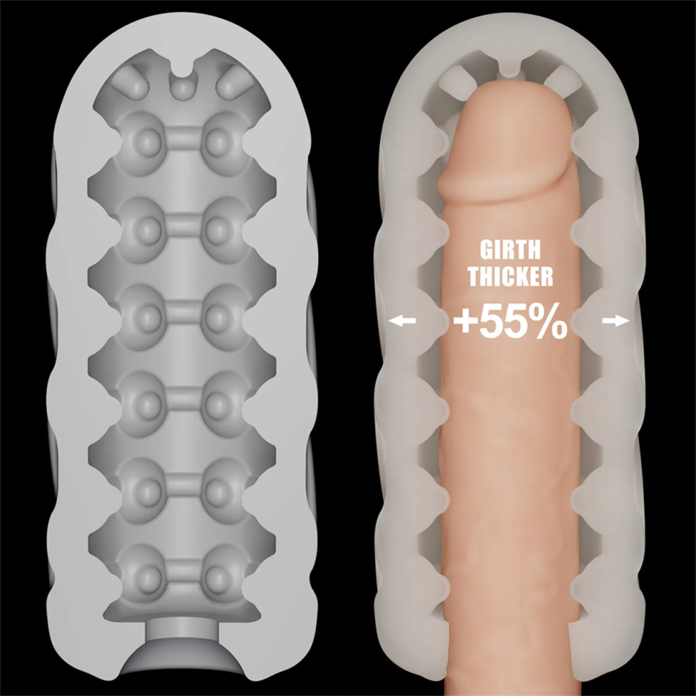 Мастурбатор - Knights Ring Vibrating Dual Purpose Sleeve-Spiral Sex Aura Київ - фото 7