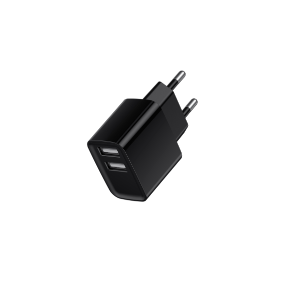 Зарядний пристрій мережевий 2USB 2,1А чорний Havit HV-H131P Житомир