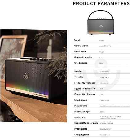 XDOBO  Mirage 130 Вт Портативна акустика bluetooth колонка. Київ