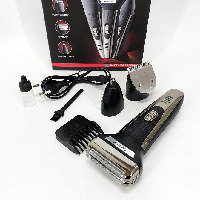 Электробритвы для мужчин SHAVER GEMEI GM-598, Триммер беспроводной, Мужская электробритва для бритья HN-65 Киев - изображение 2