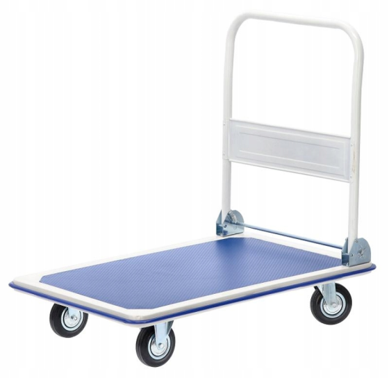 Платформенная тележка Garden Line (91,5×61,5×86 см) со складной ручкой | грузоподъемность – 300 кг (Польша) Киев