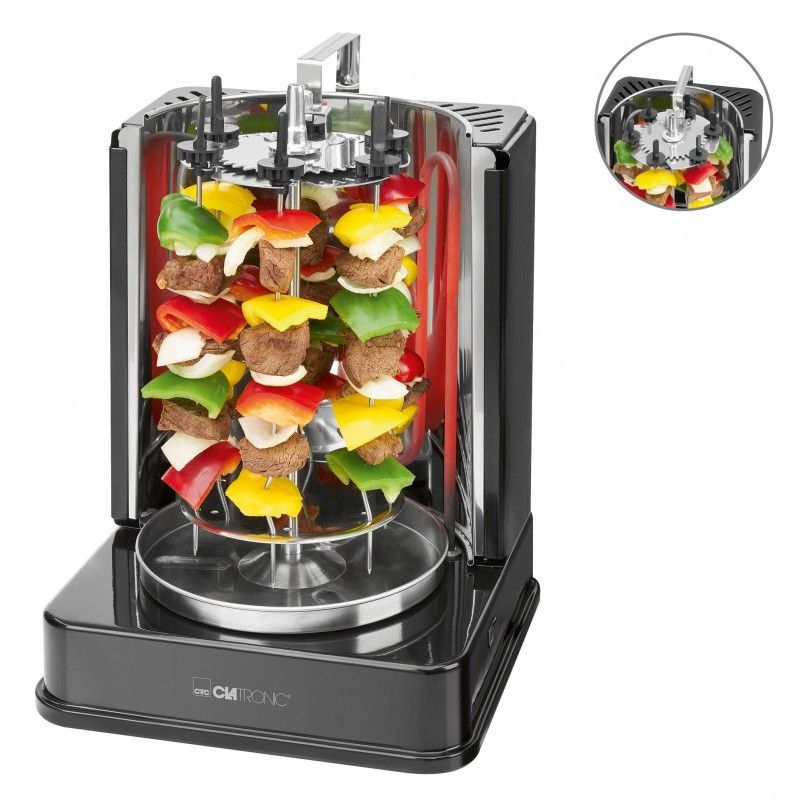 Вертикальный электрический донер - мультигриль 3в1 Clatronic DVG (3686) Мощность 1400 Вт Нововолынск - изображение 6