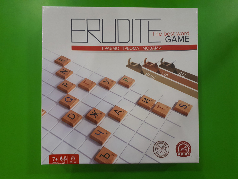 Гра настільна Ерудит (тримовний) Еліт, шт Киев - изображение 1