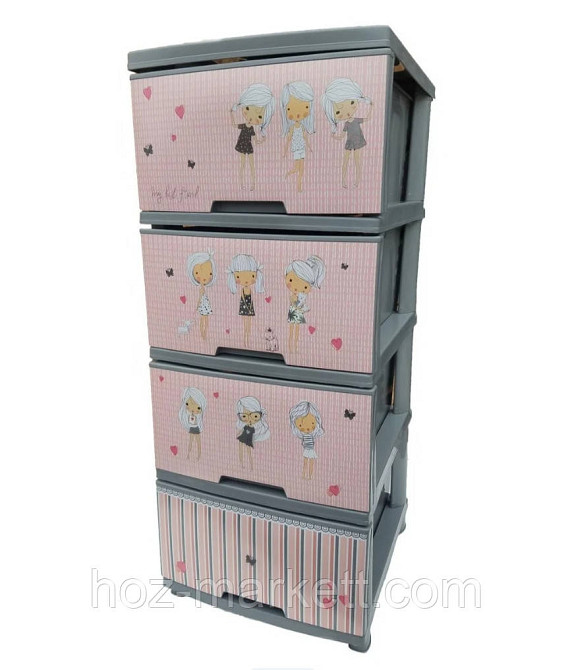 Комод пластиковый в детскую 