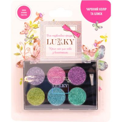 Дитяча косметика Lukky Крем-тіні для повік з блискітками й аплікатором (T16128) Вінниця - фото 2