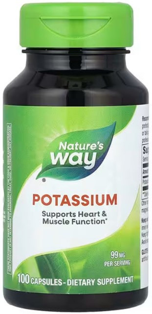 Калий Nature's Way Potassium 99 мг 100 капсул Киев - изображение 1
