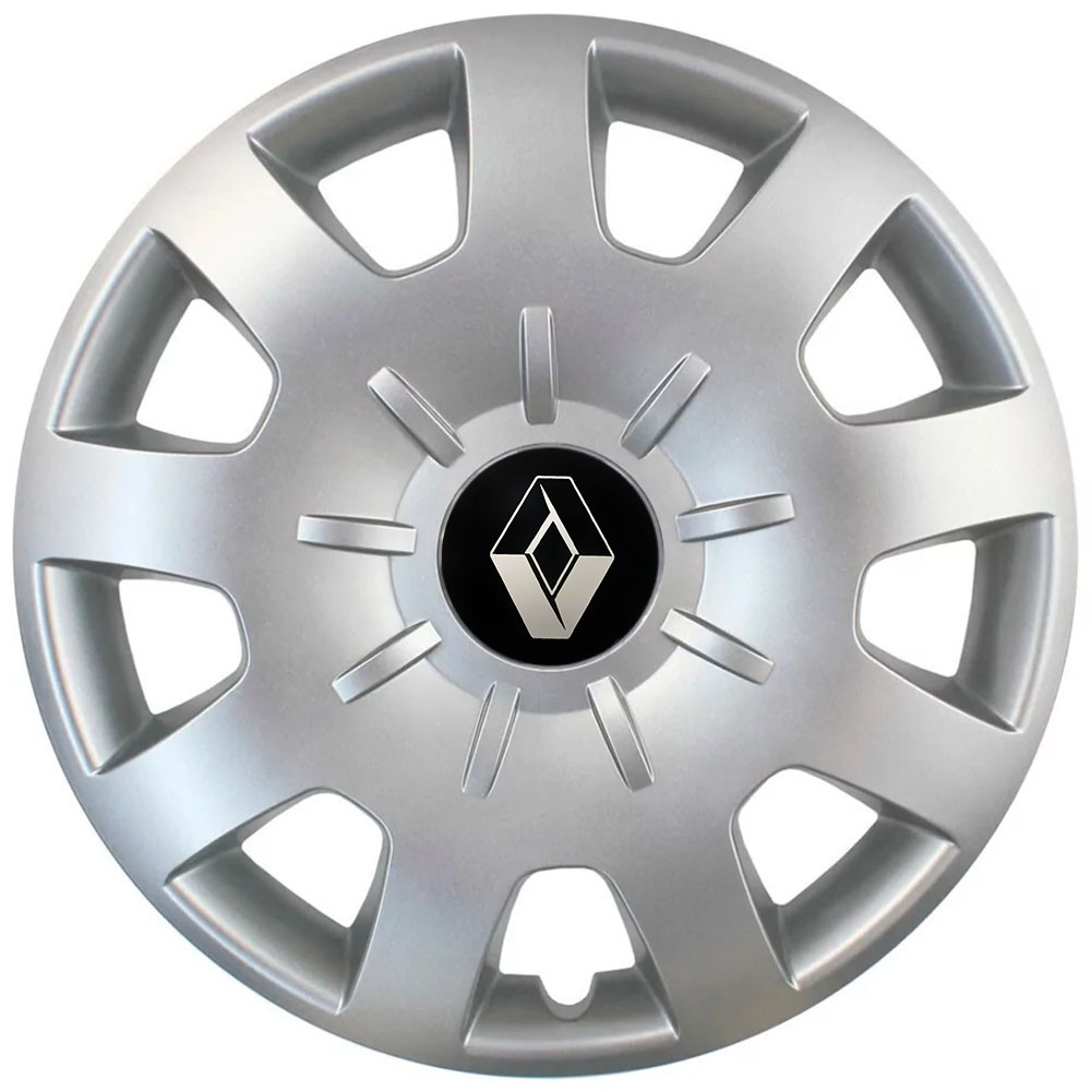 Автомобільні модельні ковпаки R15 Renault 314 4шт, SJS, сріблясті Київ - фото 1