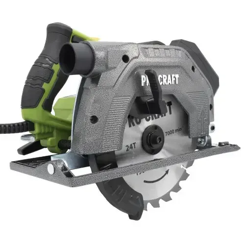 Пила циркулярна Procraft  з регулятором,Ручні дискова пила 1350 Вт,Ручні дискові пили 4700 об/хв,Циркулярка професійна Львів - фото 5