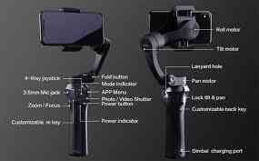 Стедикам Snoppa ATOM Black (snatm1b) Стабілізатор для телефона (Вітринний стан) Київ