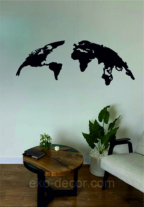 Декоративное настенное Панно «Земля», Декор на стену 70*26 см, Черный Киев - изображение 10