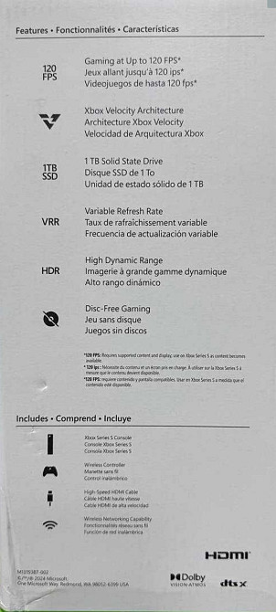 Стационарная игровая приставка Microsoft Xbox Series S 1TB White. Харьков - изображение 4