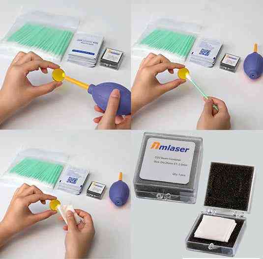 Лінза ZnSe для CO2 лазера 100 Вт в кейсі Київ