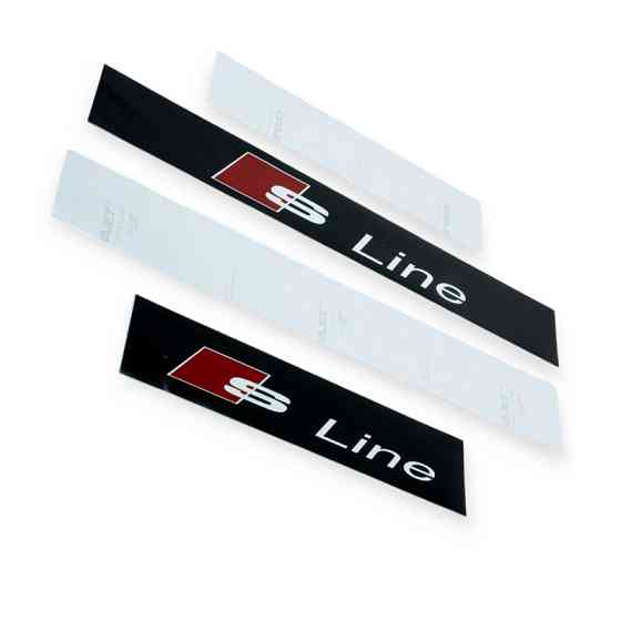 Наклейка на пороги "s line" (4шт) Мукачево