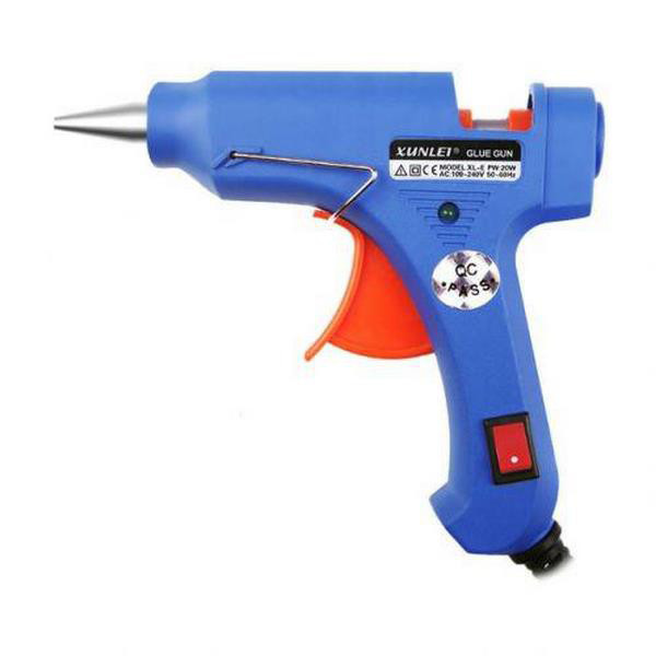 Ручний термопістолет XUNLEI XL-E20 7,5 мм, Пістолет для силіконового клею якісний MT-199 клею термо Київ - фото 7