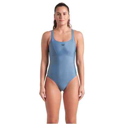 Купальник Arena Solid Swimsuit Control Pro Bac 005910-550 Сірий 42 (3468337486107) Вінниця