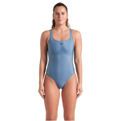 Купальник Arena Solid Swimsuit Control Pro Bac 005910-550 Сірий 42 (3468337486107) Винница - изображение 1