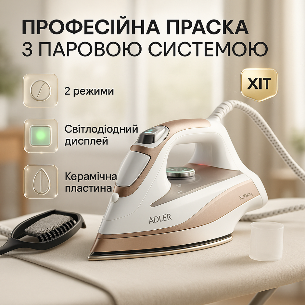 Праска для будь-якого одягу, Домашня електрична праска для догляду за тканинами TU-10 Львів - фото 13