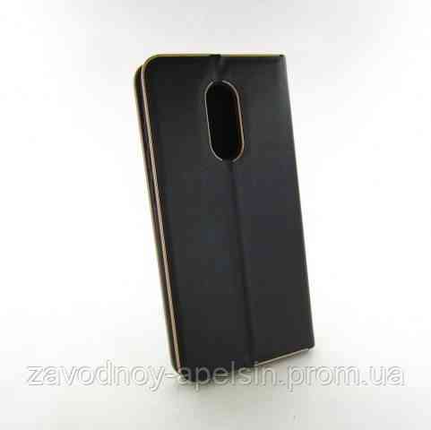 Чехол книжка подставка Xiaomi Redmi 5 черный Одесса