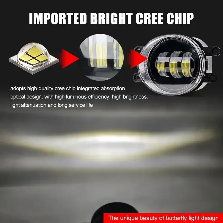 Противотуманная универсальная диодная TOYOTA RAV 4 CAMRY LEXUS 45В туманки Харків - фото 7