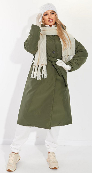 Модне пальто з плащової тканини (42) Київ - фото 1