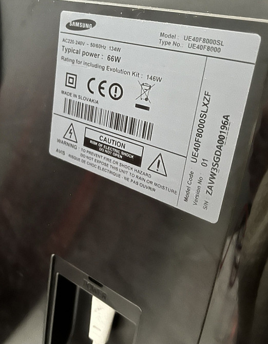 Телевизор Samsung 40F8000, 40 дюймов, 120Hz. Smart . Киев - изображение 1