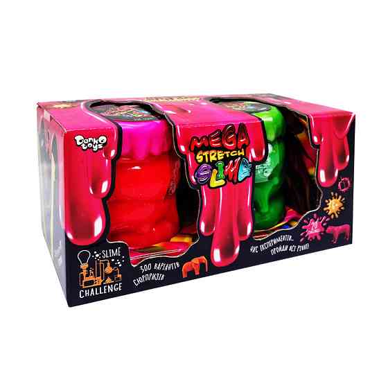 В'язка маса "Mega Stretch Slime" SLM-11-02U 2 банки Вид 3 Вінниця