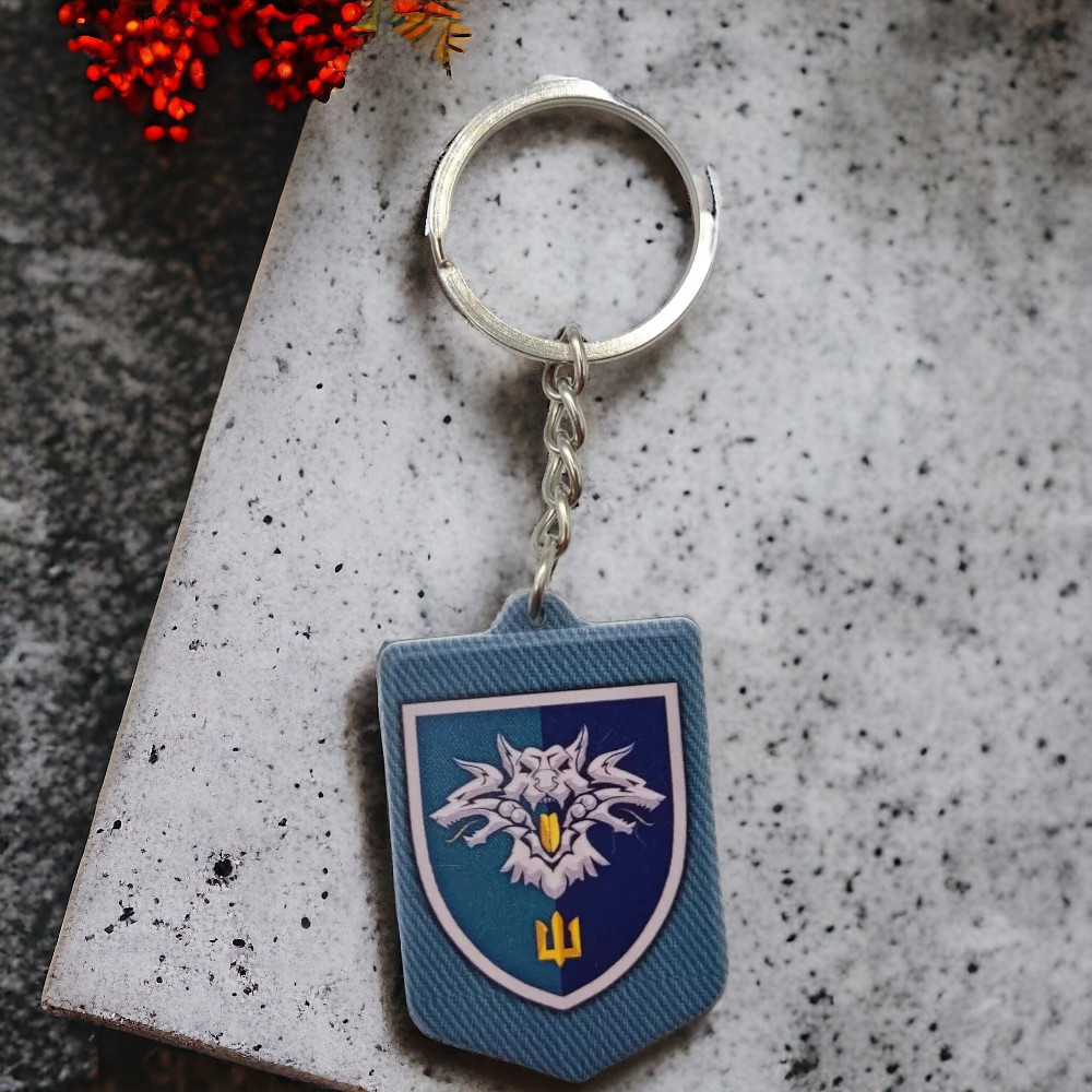 Брелок гумовий 38 окрема бригада морської піхоти Запорожье - изображение 1