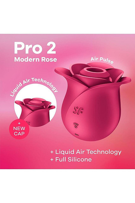 Вакуумний стимулятор - Satisfyer Pro 2 Modern Rose Sex Aura Київ - фото 7