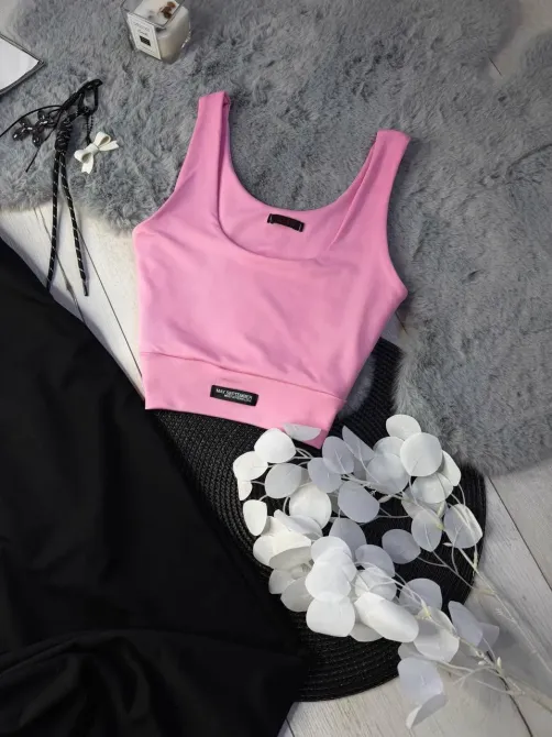 Жіночий костюм двійка з подвійним топом і високою посадкою штанів Одеса - фото 4