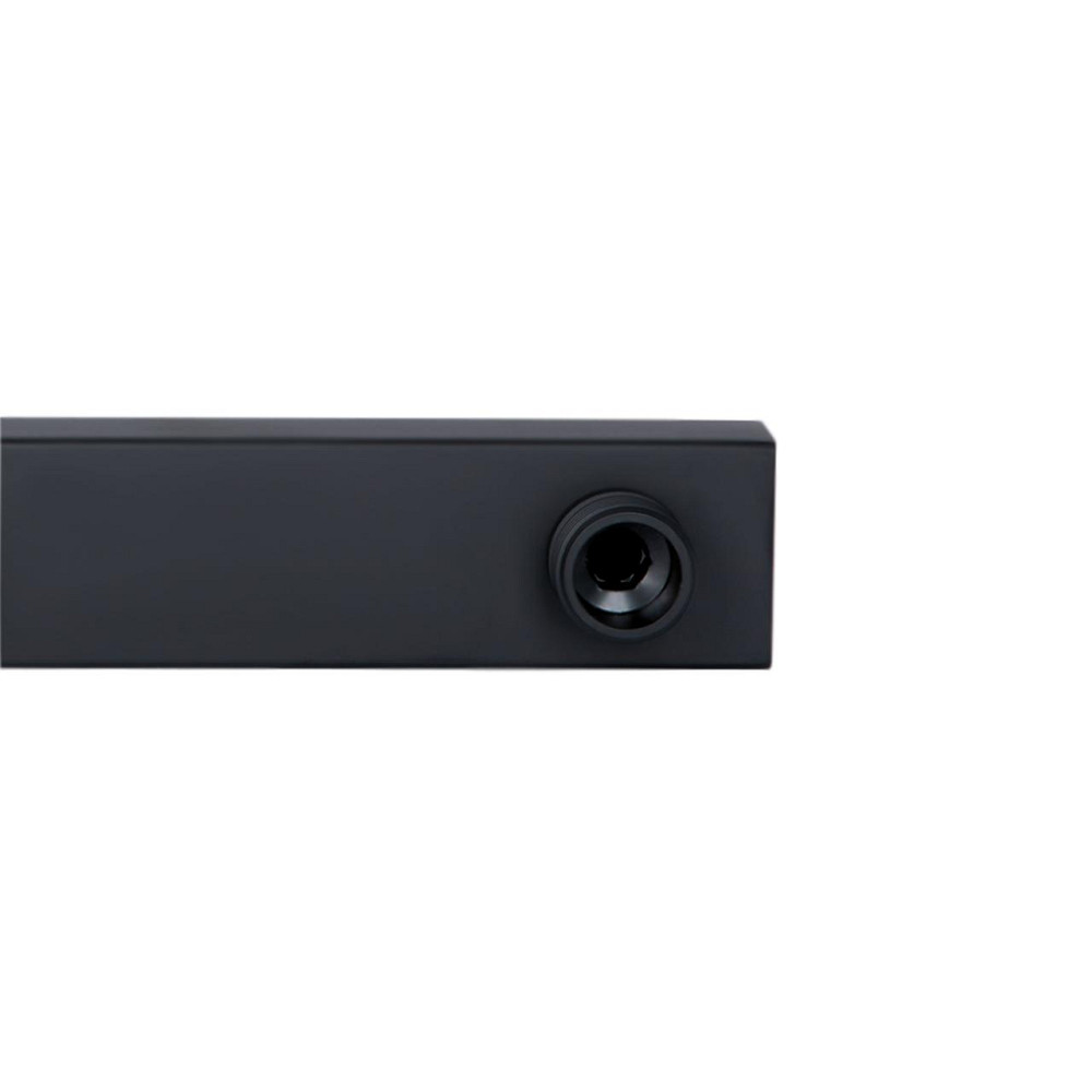 Кронштейн для верхнього душу Qtap Trubice 400 мм прямокутний QTTRU120BLM45929 Black Matt Київ - фото 3