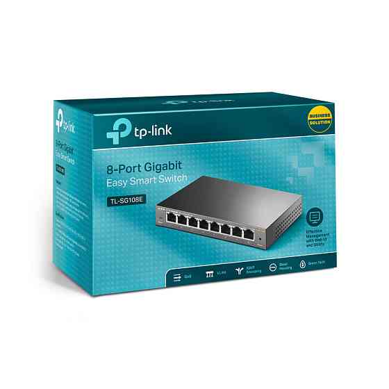 Комутатор TP-Link EasySmart TL-SG108E 8-портовий керований Киев