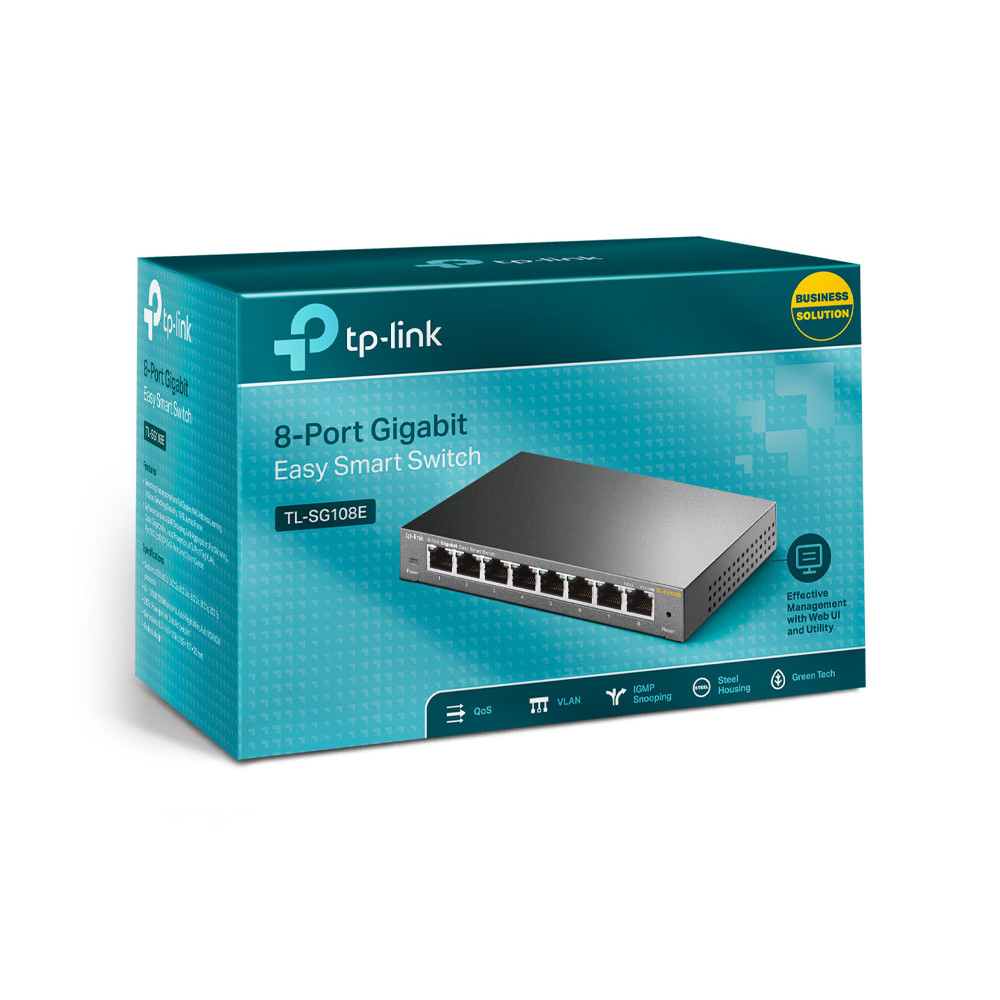 Комутатор TP-Link EasySmart TL-SG108E 8-портовий керований Київ - фото 5