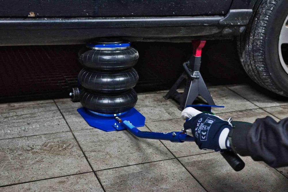 Домкрат пневматичний "GeKo" подушковий  3 тонни Київ - фото 8