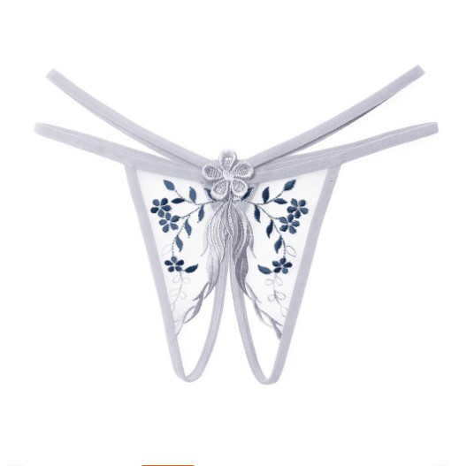 Трусики еротичні білі з розрізом унісекс - розмір універсальний, резинка до 85см Київ - фото 1