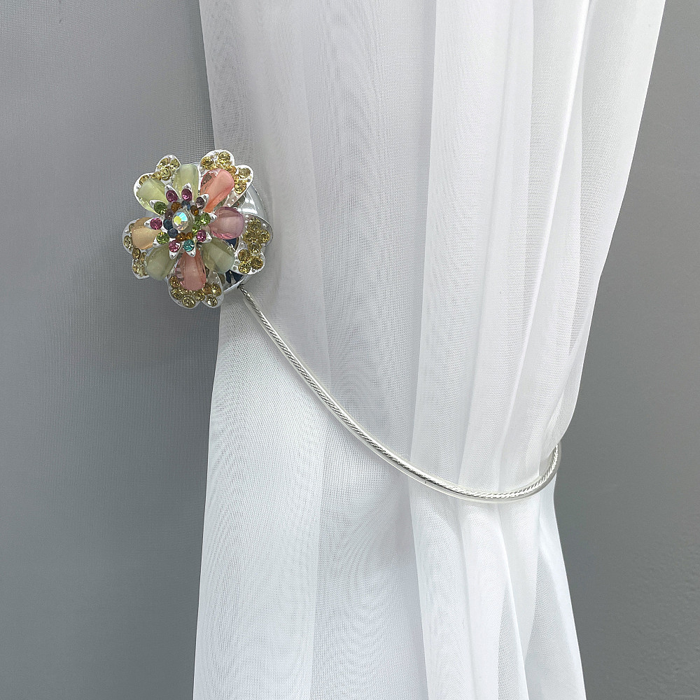 Уцінка! Магніти (2шт., пара) для штор, гардин "Flowers" колір різнокольоровий 81-239/1 Київ - фото 3