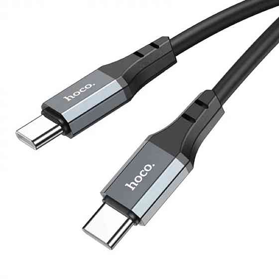 Кабель HOCO X92 Honest 60W silicone charging data cable for Type-C to Type-C(L=3M) Black Киев