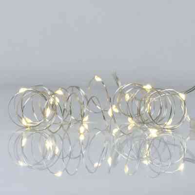 Гирлянда YES! Fun Нить на медной проволоке 20 LED Тепло-белая 2 м Статичная На батарейках (975020) Винница