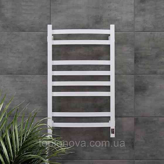 Сушарка для рушників електрична Navin Avalon 480х800 Sensor ліва, біла Чернівці